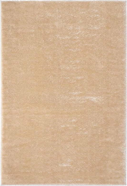 Beige - Ruglenza Como Shaggy Rug
