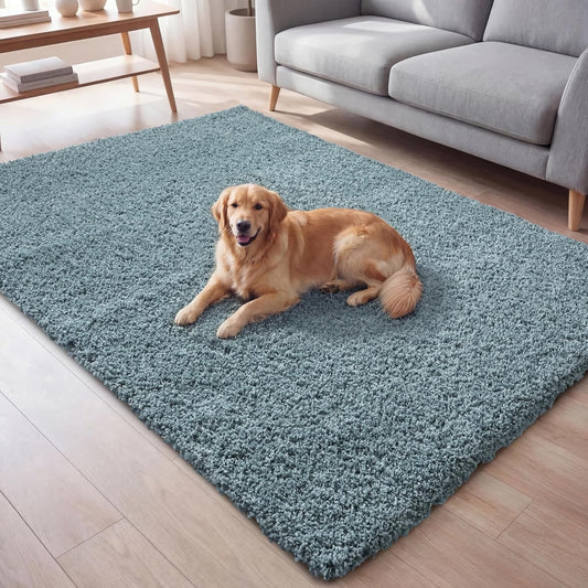Blue - Ruglenza Galaxy Shaggy Rug - 2