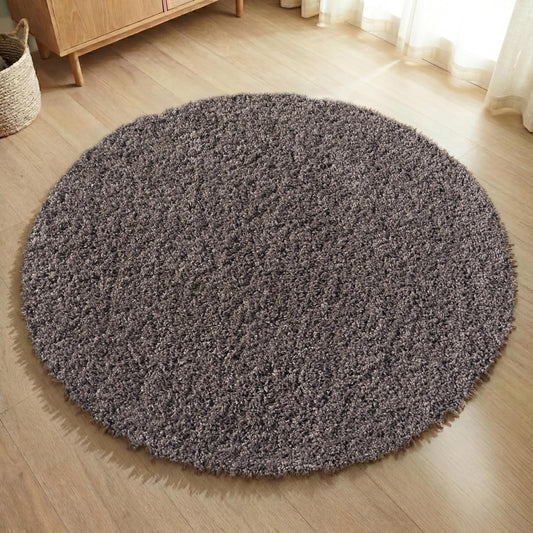 Taupe - Ruglenza Galaxy Shaggy Rug - 2