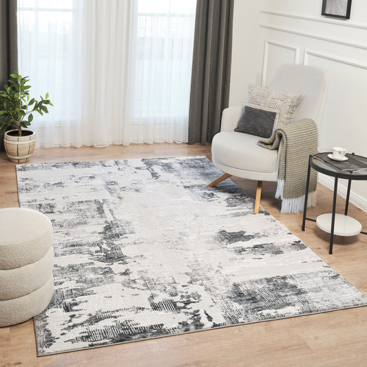 Grey / Anthracite - 3 - Ruglenza Interno Area Rug - 2