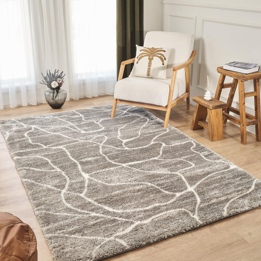 Dark Grey - 2 - Ruglenza Isola Shaggy Rugs - 2