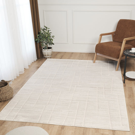 Cream / Beige - 3 - Ruglenza Interno Area Rug - 2