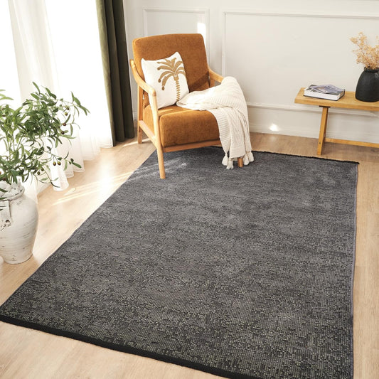Anthracite / Light Green - Ruglenza Natura Area Rug - 2
